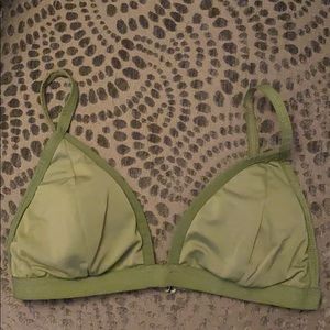 Pacsun khaki green bikini top